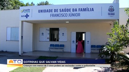 Crianças com menos de cinco anos devem tomar a vacina contra a poliomielite