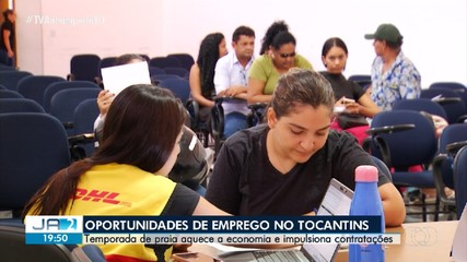 Temporada de praia aquece a economia e impulsiona contratações no Tocantins