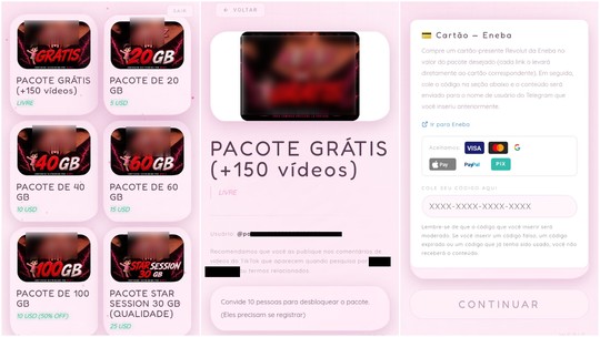 TikTok é usado para promover venda de conteúdo de abuso infantil no Telegram