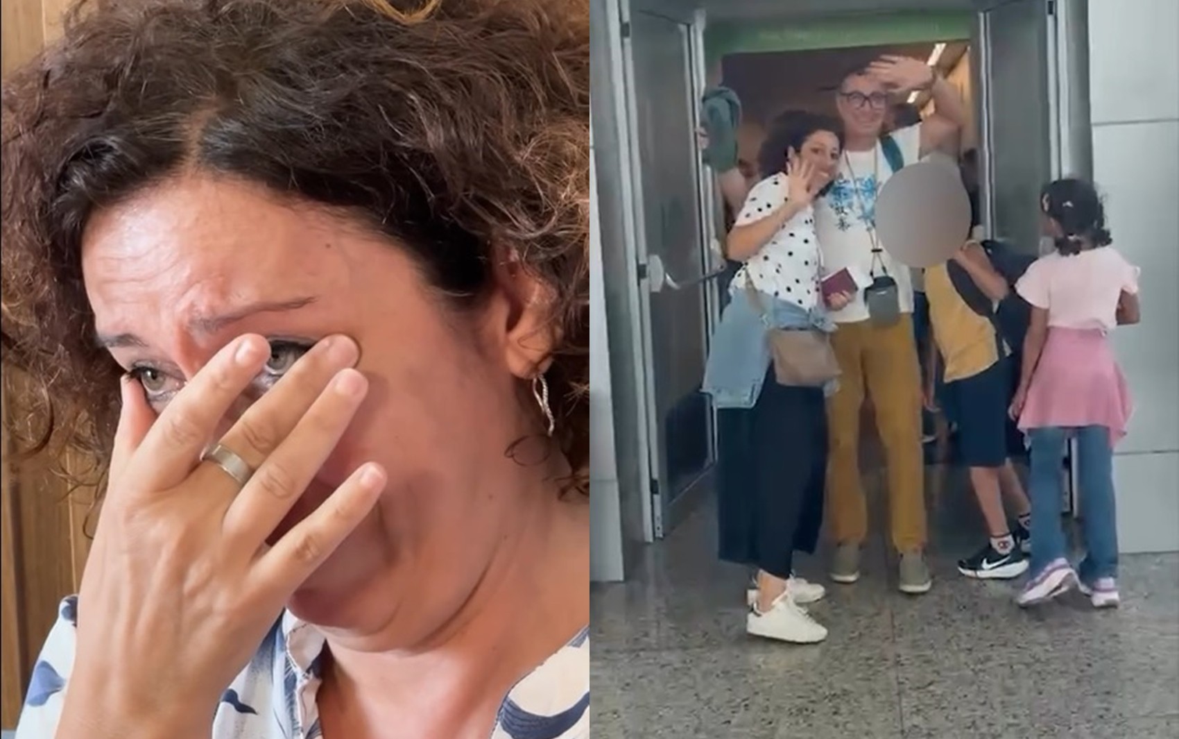 Italiana chora ao contar que pensou em desistir da adoção de irmãos brasileiros que viviam em abrigo