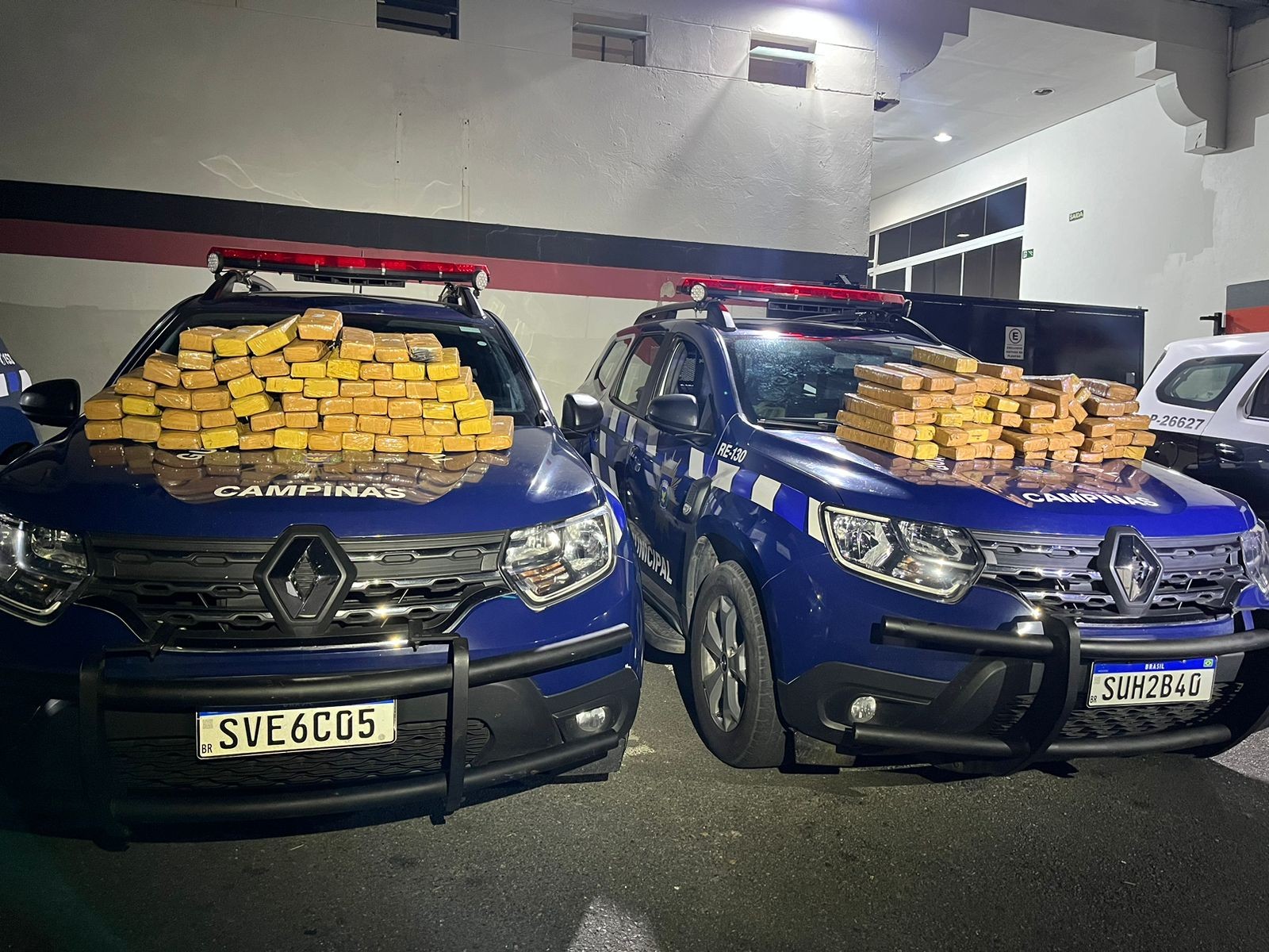 Guarda Municipal apreende 112 kg de maconha dentro de casa em Campinas 