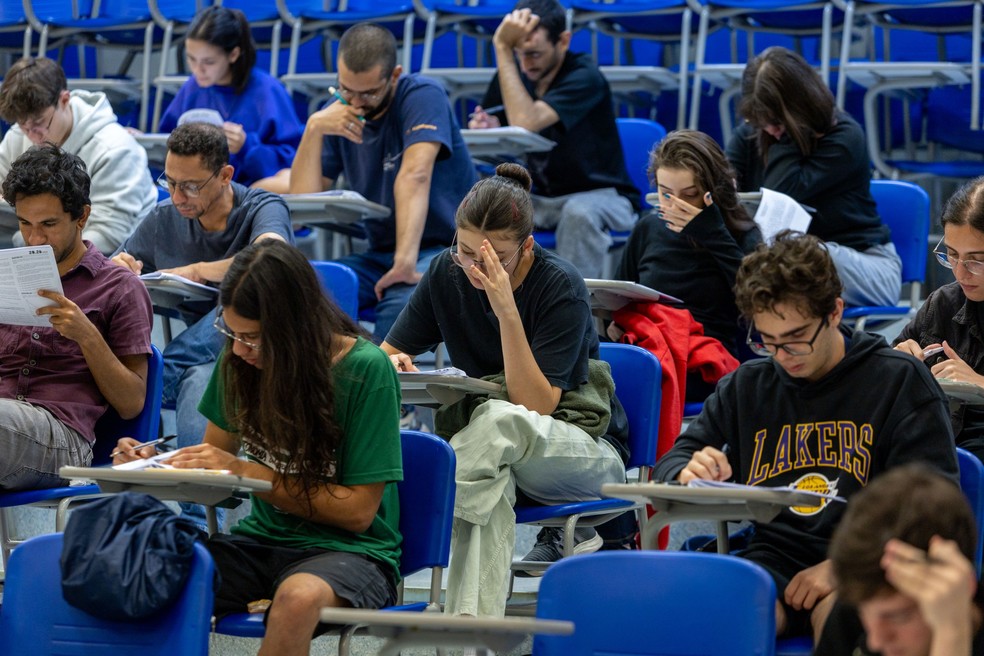 Unicamp 2026: candidatos fazem prova da 1ª fase em Campinas — Foto: Thomaz Marostegan/g1