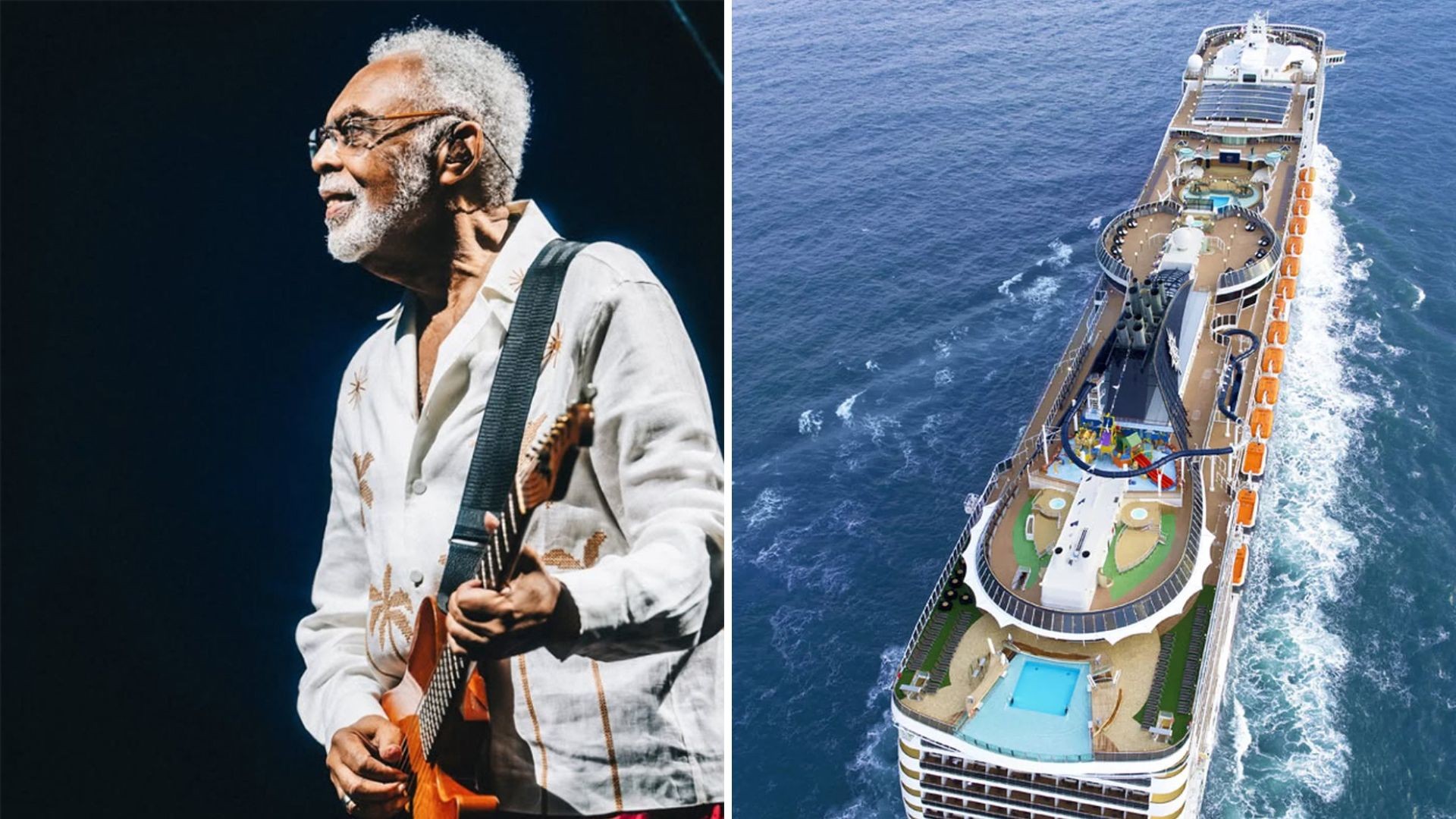 Gilberto Gil fará cruzeiro temático inédito para celebrar última turnê da carreira; saiba mais