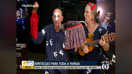 Veja a apresentação de teatro em Palmas