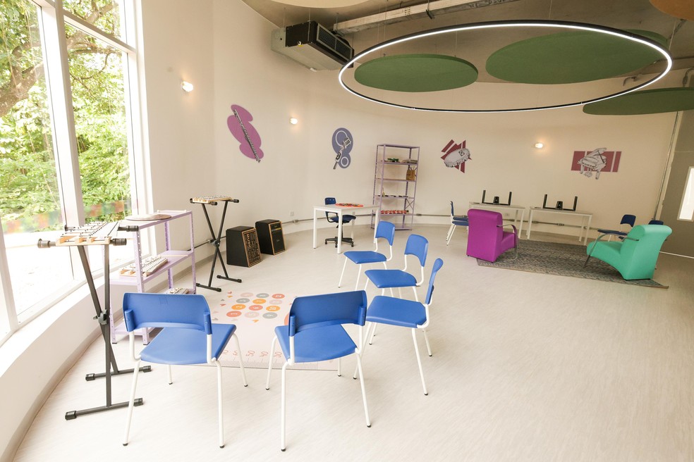 Sala do centro municipal para pessoas com autismo — Foto: Divulgação/Secom/PMSP