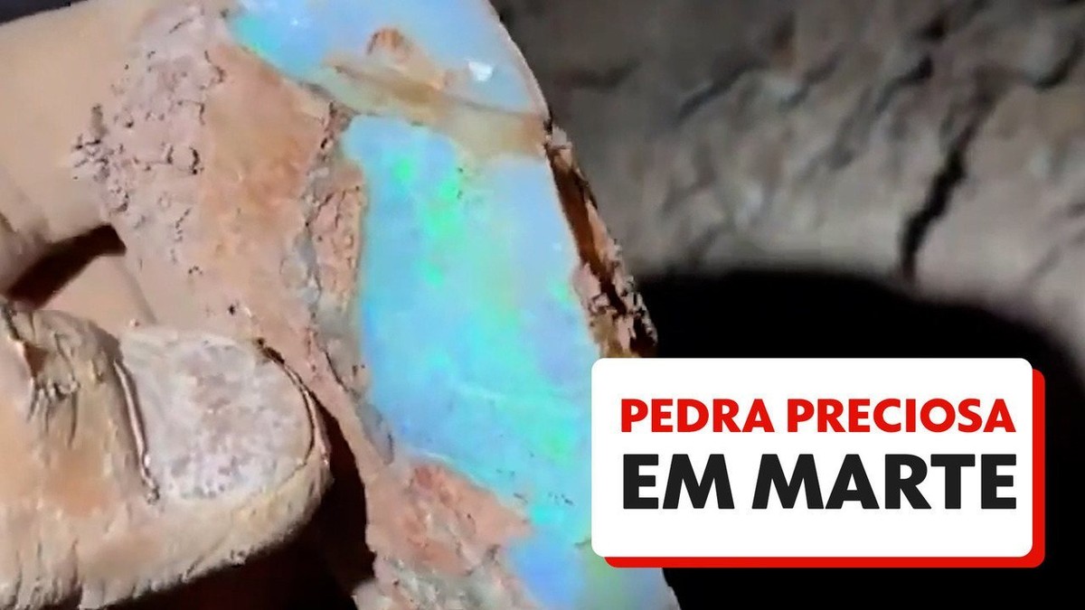 Pedra preciosa descoberta pela NASA em Marte também existe no Brasil