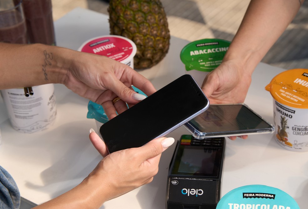 PIX por aproximação do BB começa a ser testado — Foto: Divulgação/Cielo