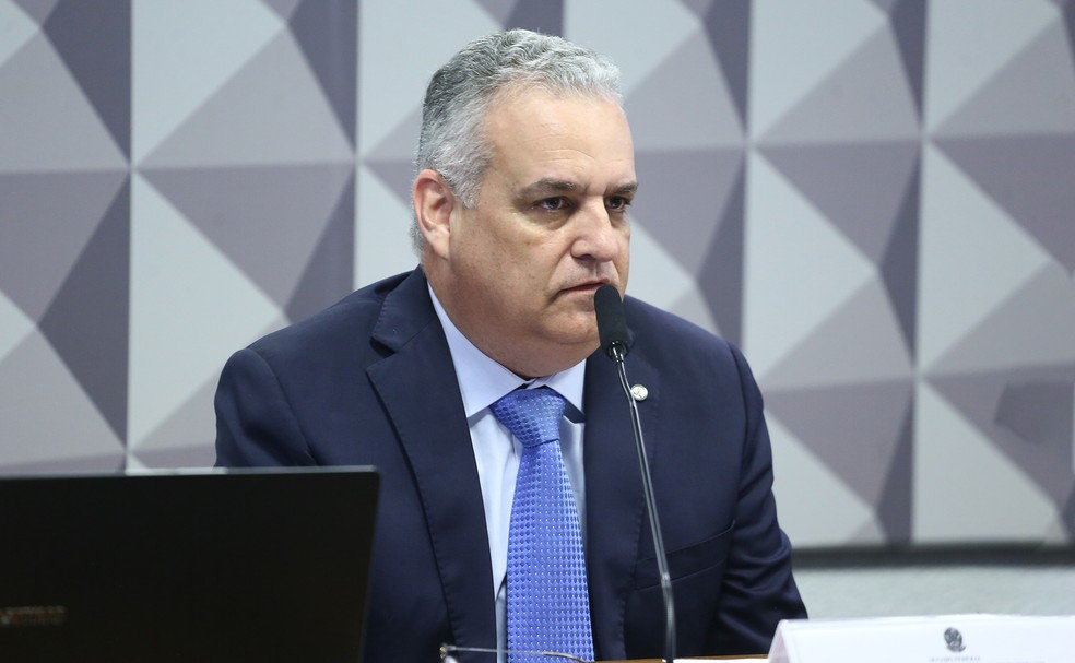 O relator da CPI do INSS, deputado Alfredo Gaspar (União-AL). — Foto: Vinicius Loures/Câmara dos Deputados