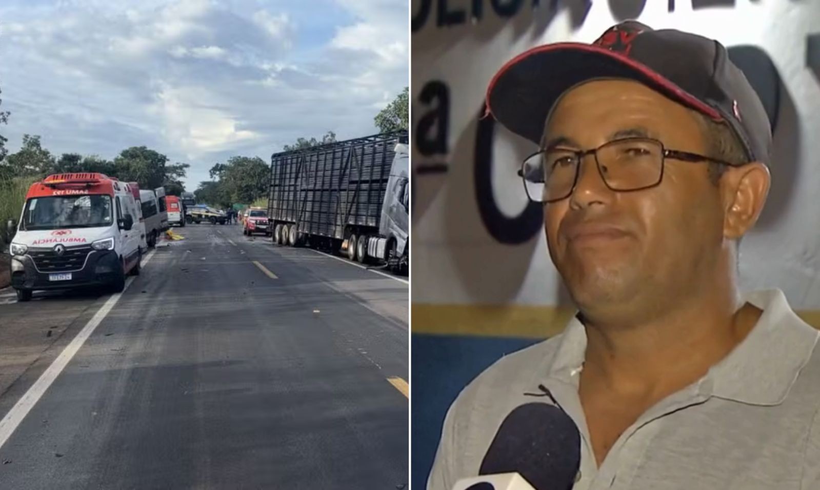 Irmão de dois dos oito mortos em acidente na BR-020 diz que família está abalada: 'Não queria que acontecesse com ninguém'