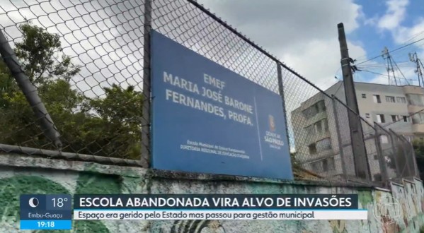 Escola municipal desativada há pouco mais de 1 ano é alvo de invasões e depredação na Zona Leste de SP