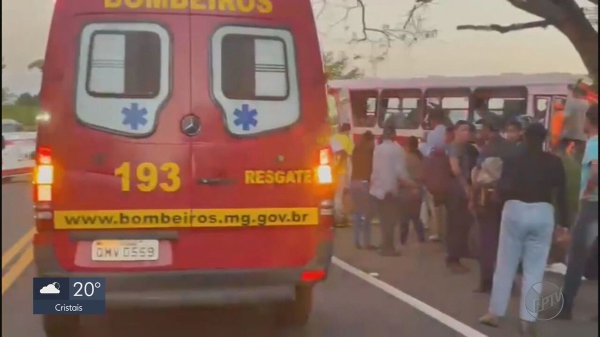 Ônibus Com Trabalhadores Bate Em árvore Após Pneu Estourar E Deixa 32