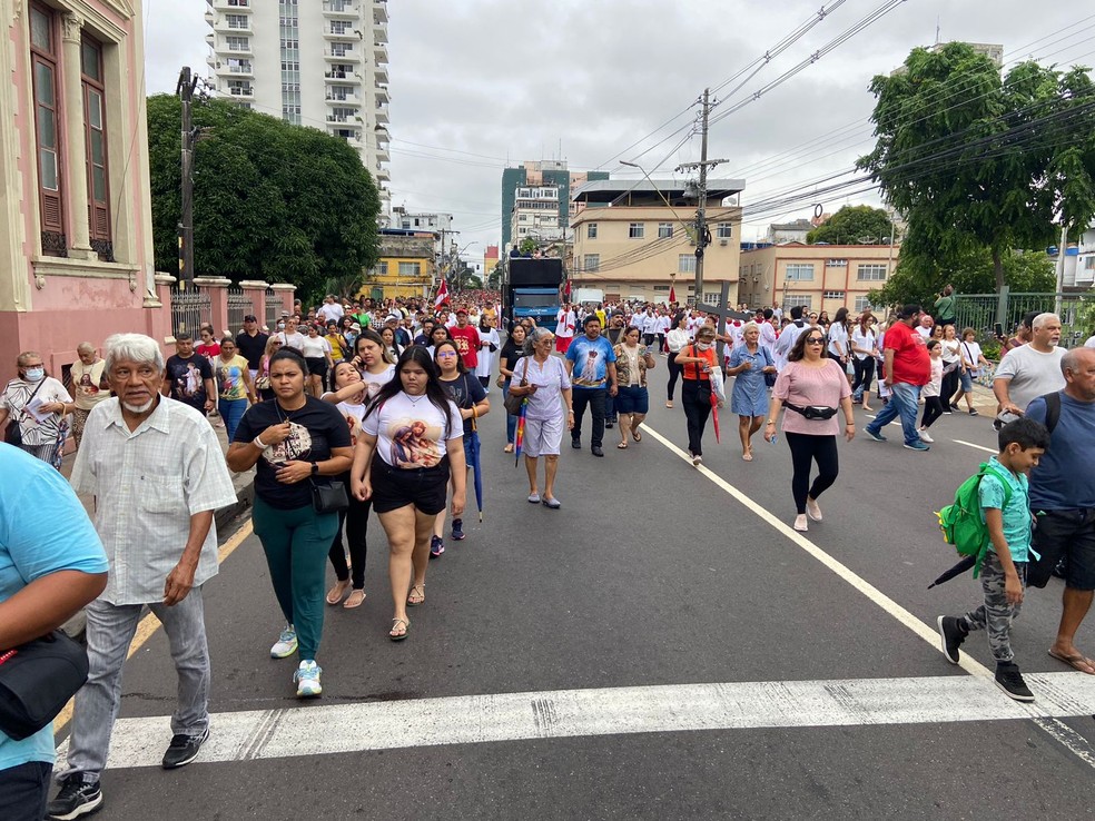 Sexta e Sábado santos, os dias serão marcados por diversas celebrações em paróquias e comunidades da cidade.  — Foto: José Carlos Amorim/ Rede Amazônica