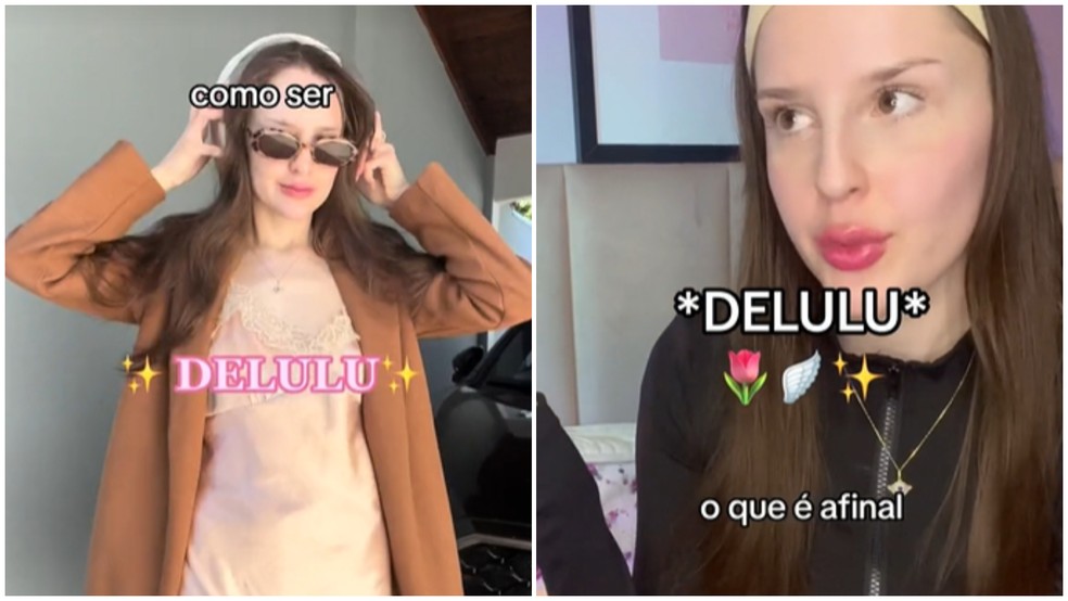 Michaella explica em vídeos no TikTok e no Youtube como ser 'delulu' — Foto: Reprodução/ TikTok