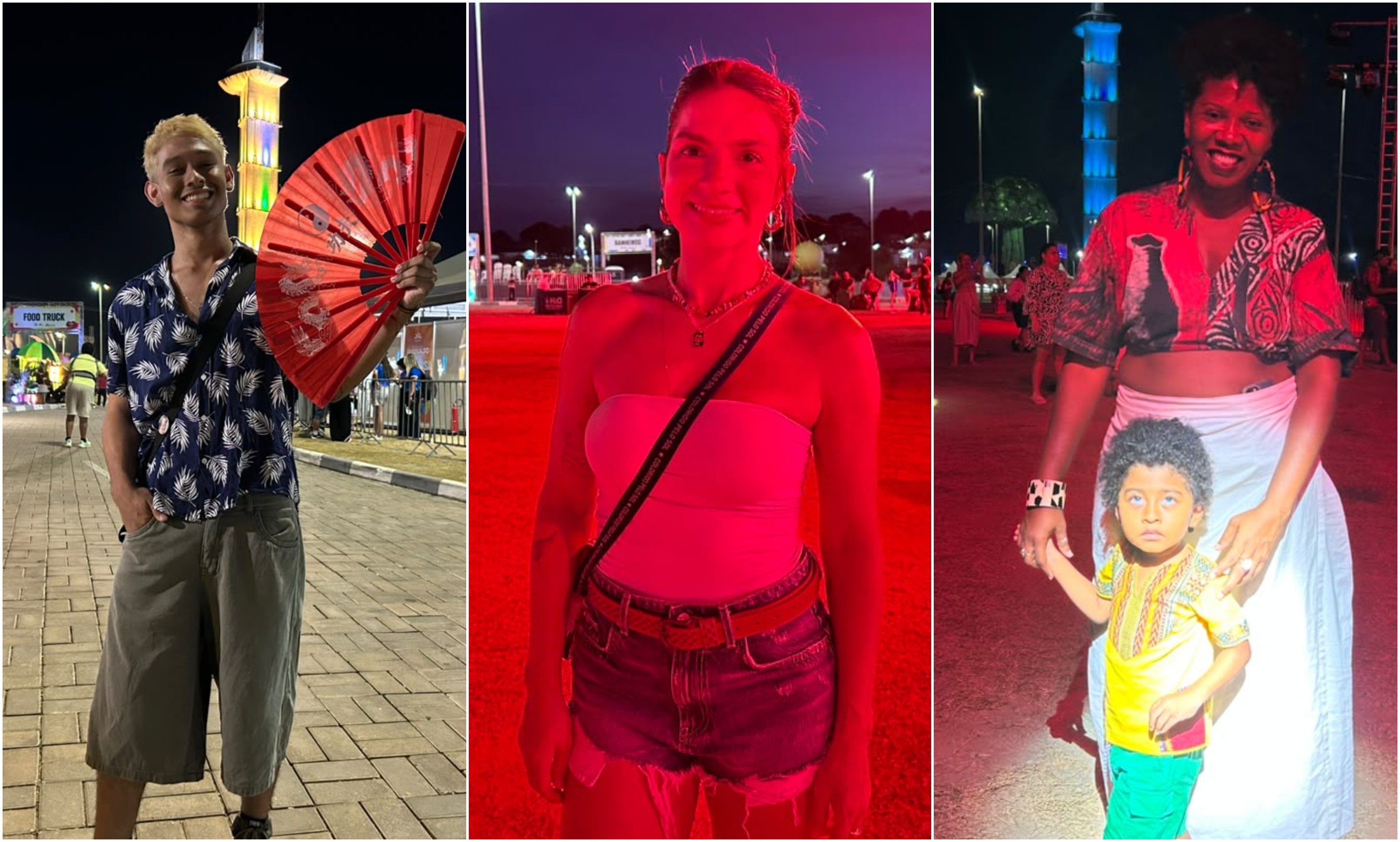Shorts, regatas e leques: veja os looks escolhidos para ‘divar’ no Mormaço Cultural