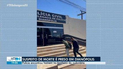 Suspeito de homicídio é preso em Dianópolis