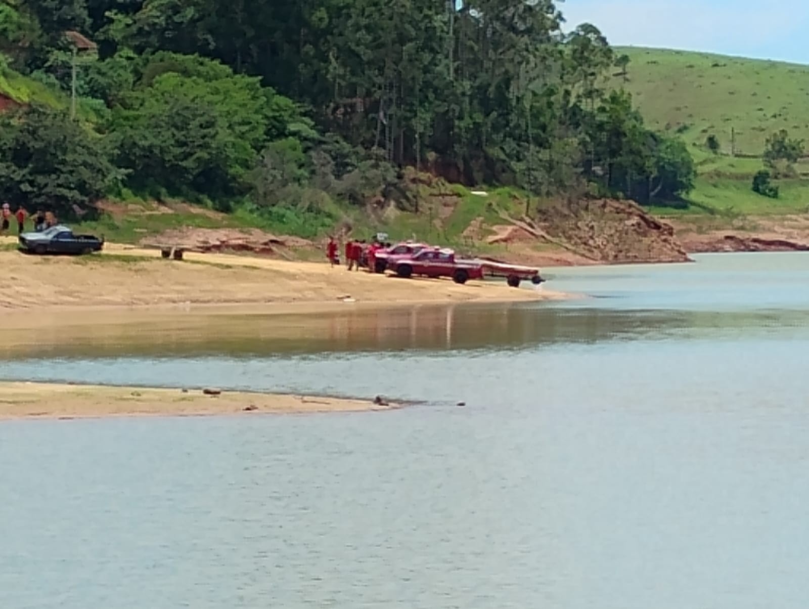 Corpo de homem que desapareceu em represa de Redenção da Serra é encontrado a sete metros de profundidade