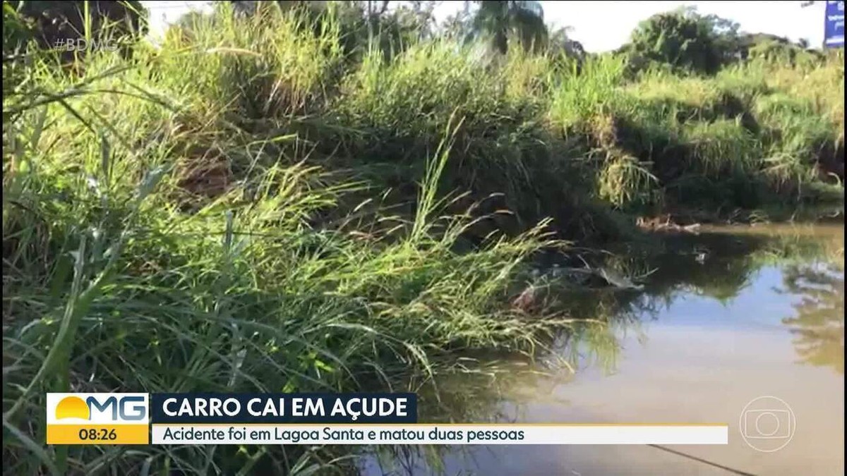 Carro Cai Em Açude E 2 Pessoas Morrem Em Lagoa Santa, Na Região 