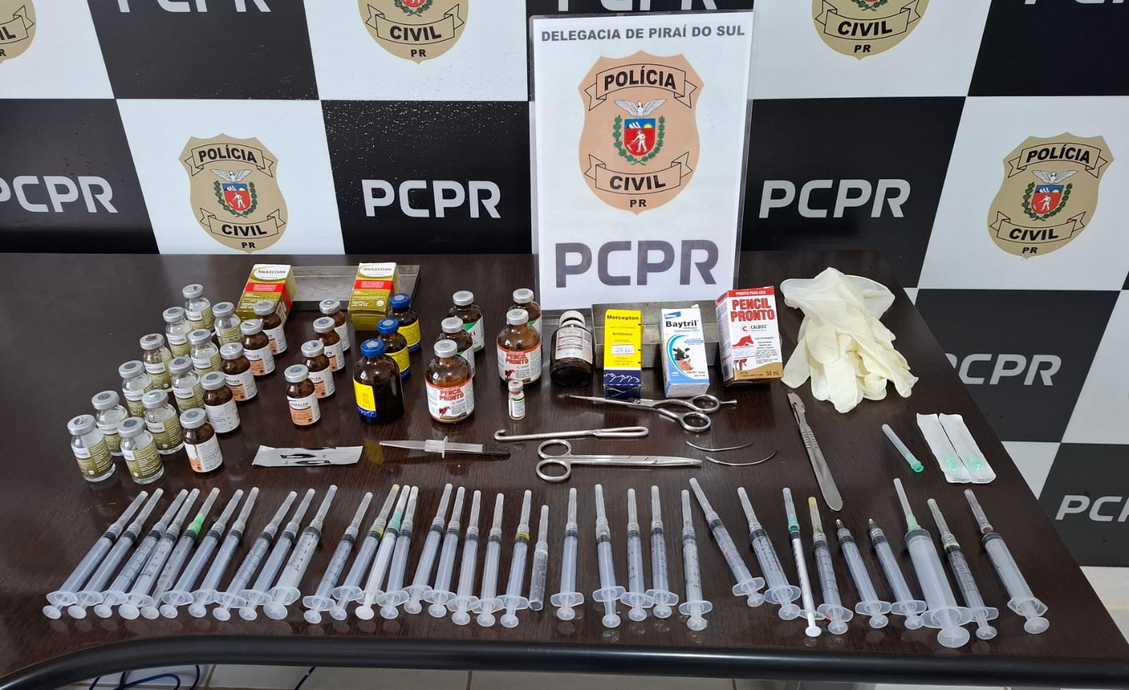 Falso veterinário é preso por fazer cirurgias clandestinas com utensílios enferrujados e remédios traficados, no Paraná