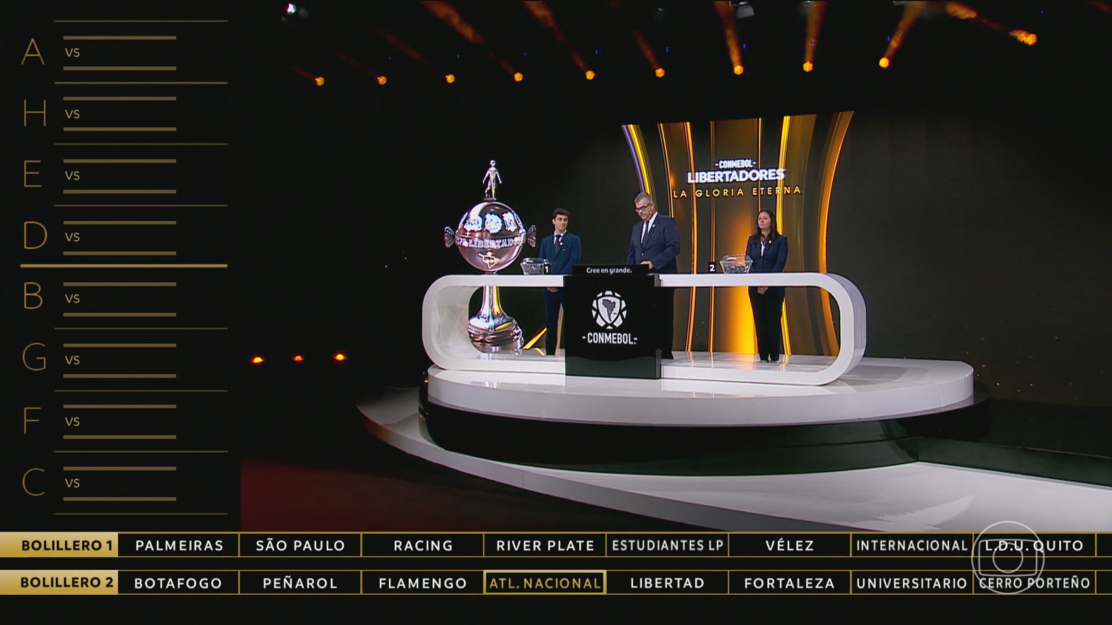 Sorteios definem confrontos das oitavas de final da Conmebol Libertadores e da Copa do Brasil