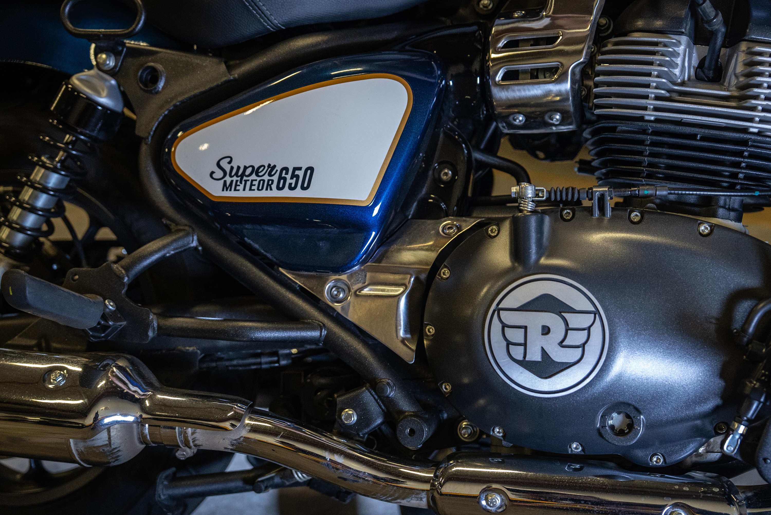 Royal Enfield Super Meteor 650 — Foto: g1 | Fábio Tito