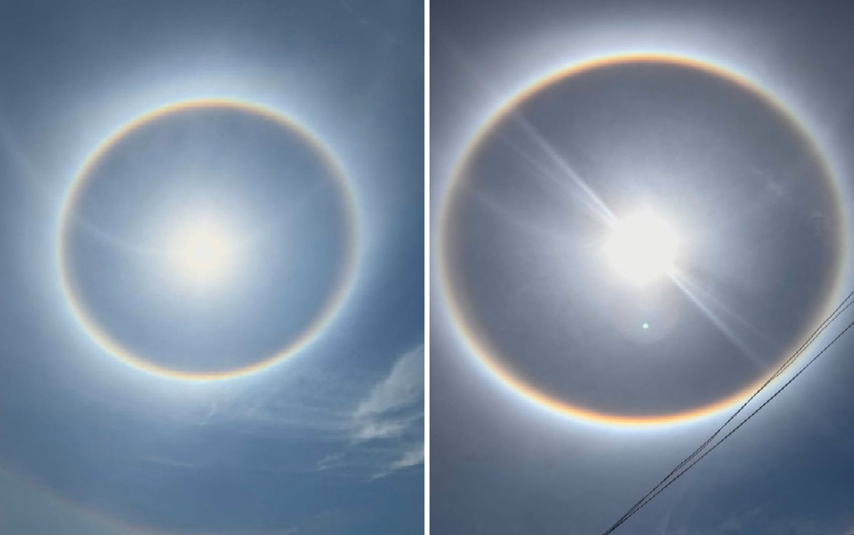 Halo solar: círculo no céu impressiona moradores em Goiás; vídeo