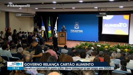Governo do Tocantins relança cartão alimentação para população vulnerável