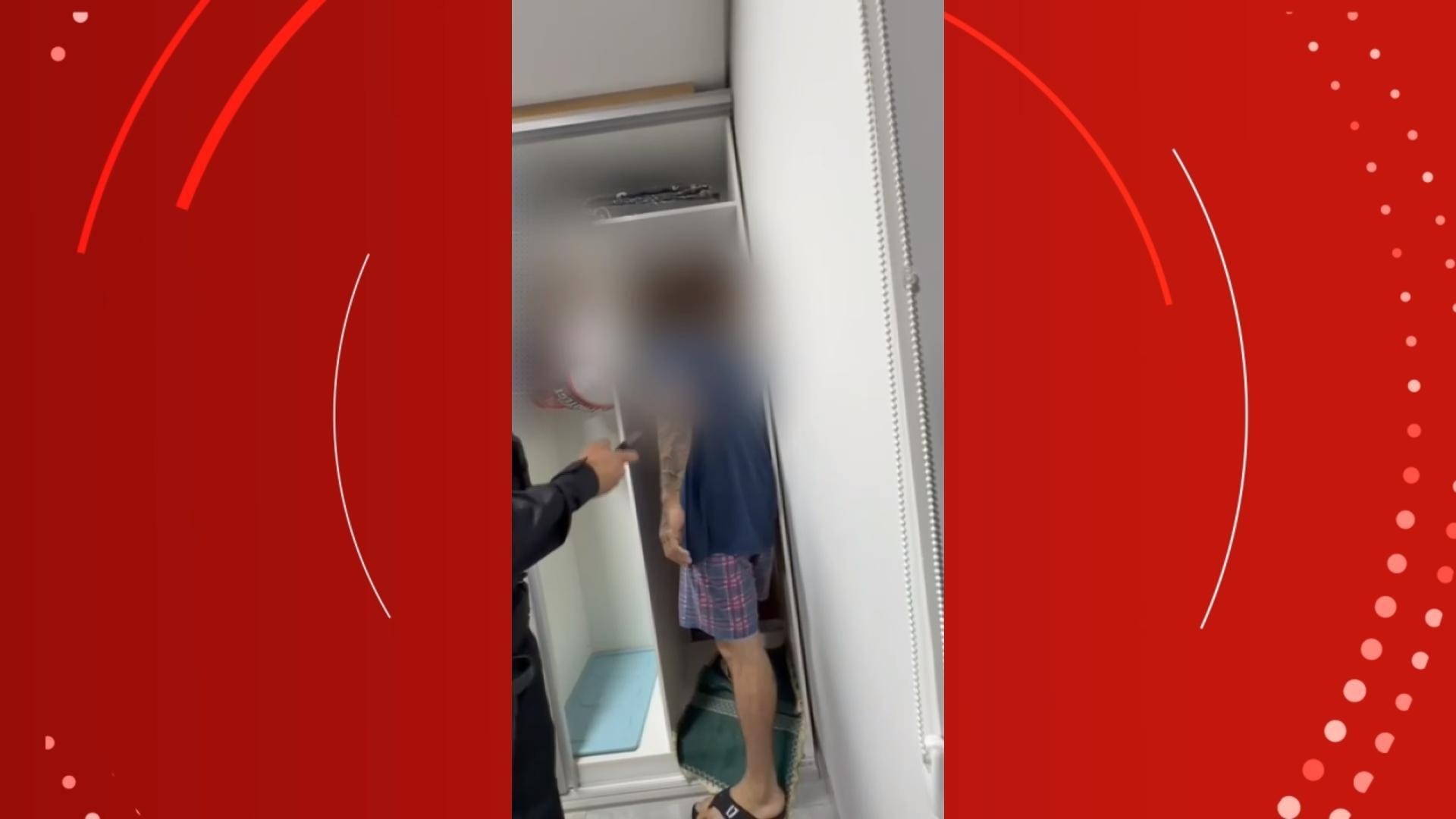 'Passagem secreta' em guarda-roupa revela estoque de anabolizantes ilegais na casa de suspeito do PR que distribuía itens pelos Correios