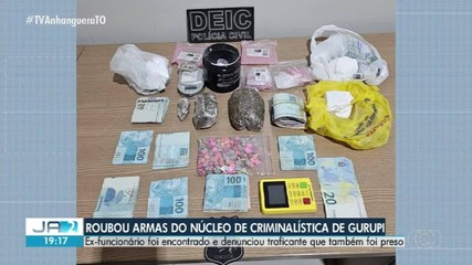 Dupla é preso por roubar armas de fogo do Núcleo de Criminalística de Gurupi