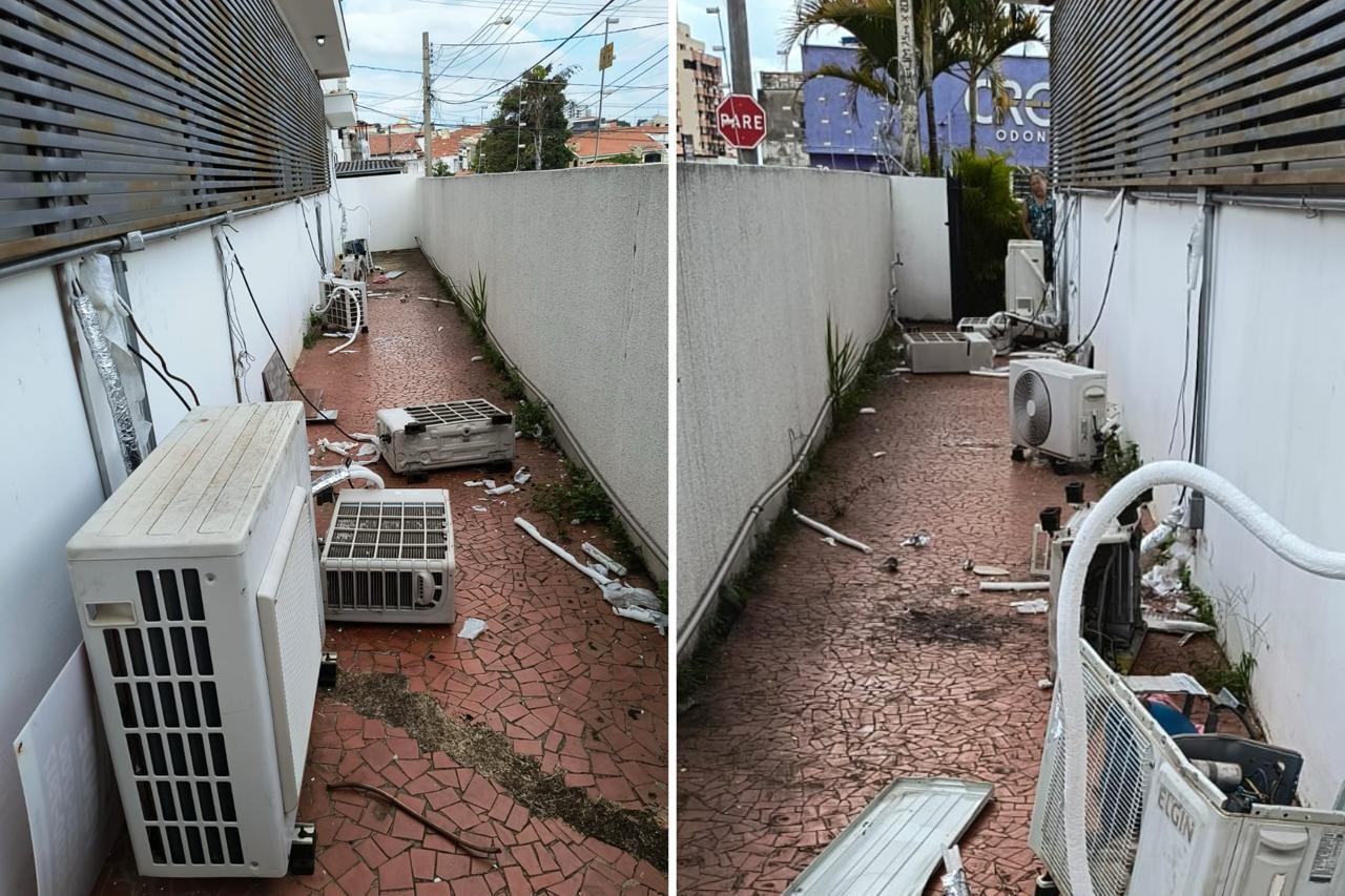 Criminosos pulam muro para furtar fiação elétrica e tubos de cobre de casa em Sorocaba 