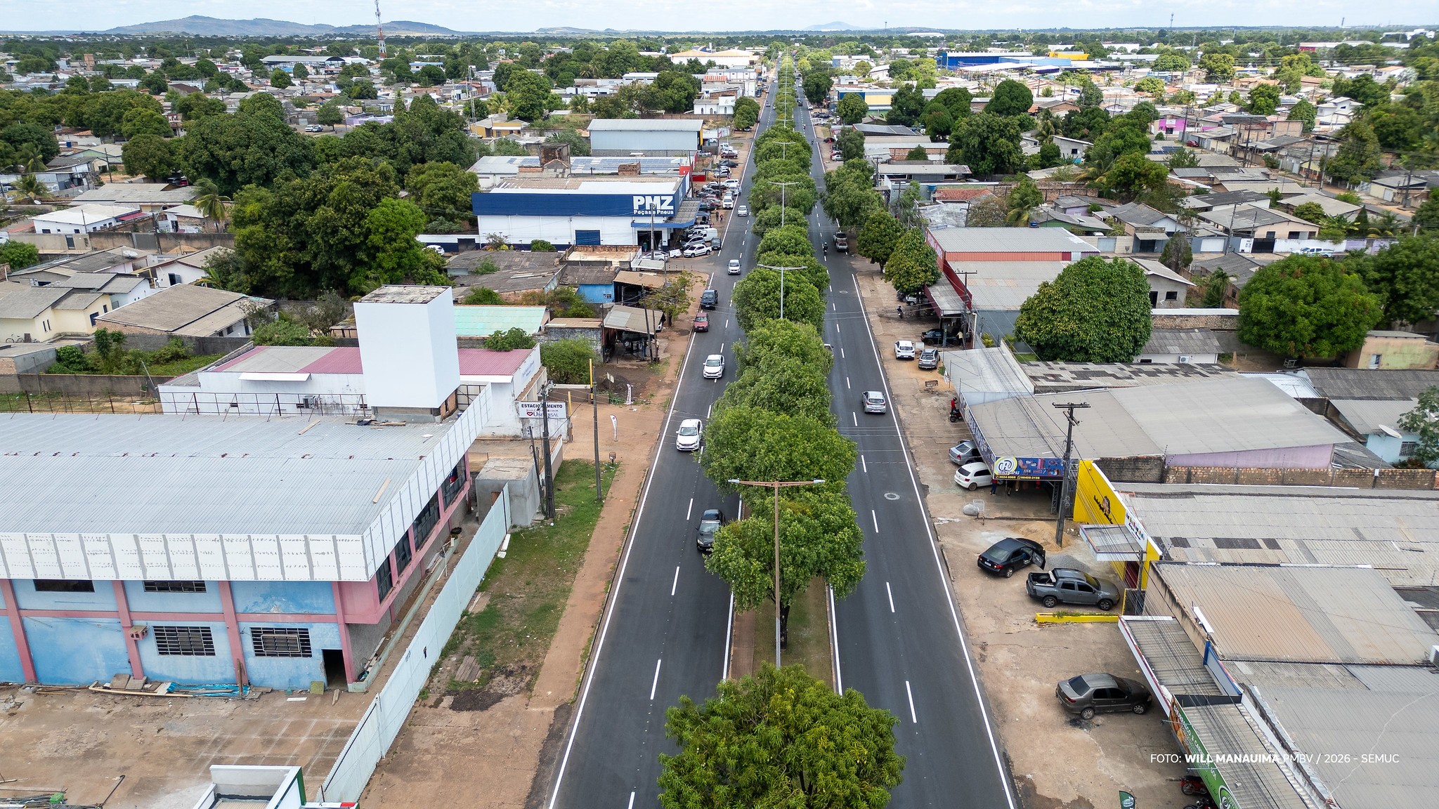 Obras nas avenidas Estrela D’Alva e São Sebastião melhoram trânsito em Boa Vista