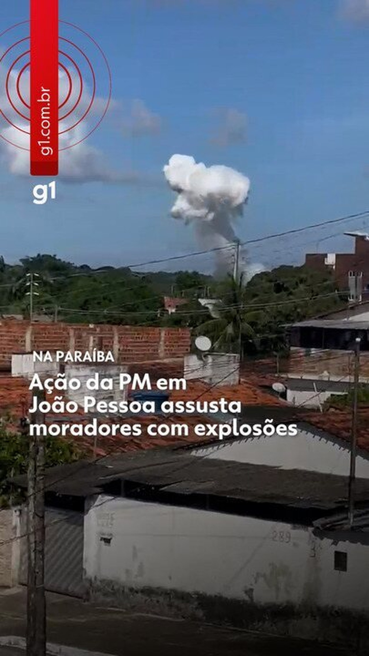 Explosão em treinamento antibombas da PM assusta moradores em João Pessoa