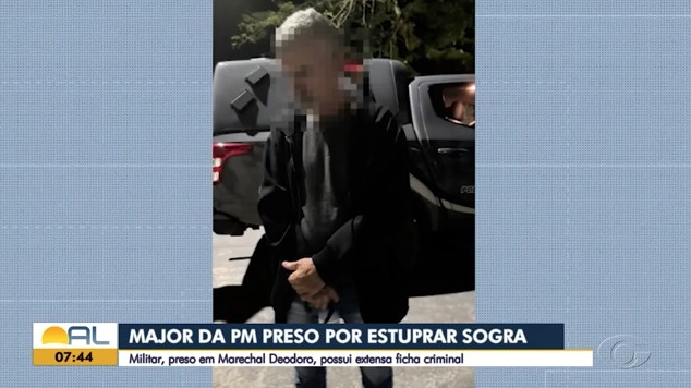 Militar da reserva é preso suspeito de estuprar idosa de 85 anos em Marechal Deodoro