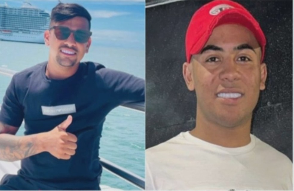 Dois turistas paulistas estão desaparecidos desde sábado (24) após saírem de um bar, na cidade de Eunápolis, no extremo sul da Bahia. — Foto: Reprodução/TV Santa Cruz