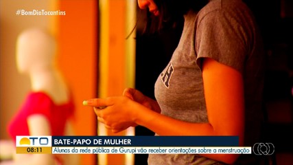 Palestra com orientações sobre menstruação para jovens será realizada em escola de Gurupi