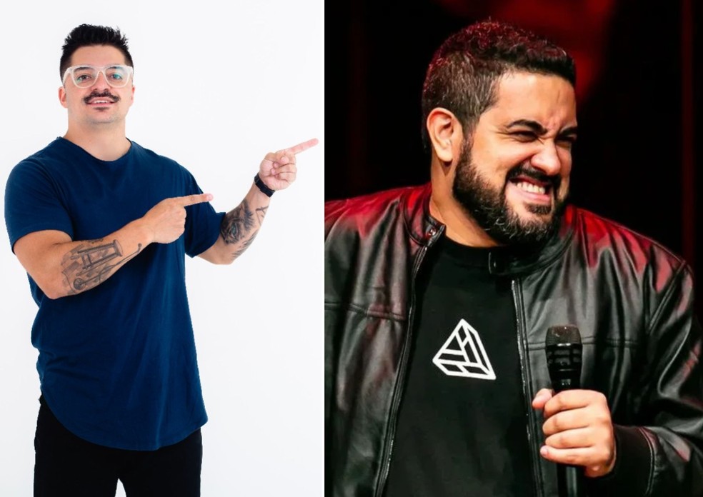Humoristas M&aacute;rcio Donato e Dihh Lopes se apresentam em Uberaba &mdash; Foto: Divulga&ccedil;&atilde;o/Prefeitura de Guaruj&aacute;