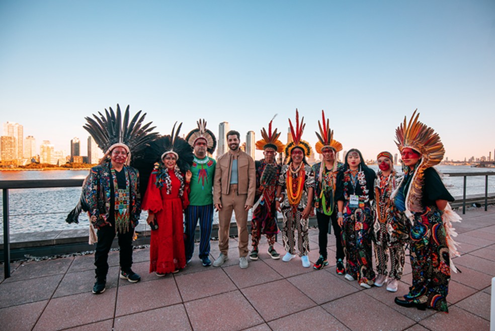 DJ Alok faz álbum em parceria com mais de 60 músicos indígenas — Foto: Reprodução
