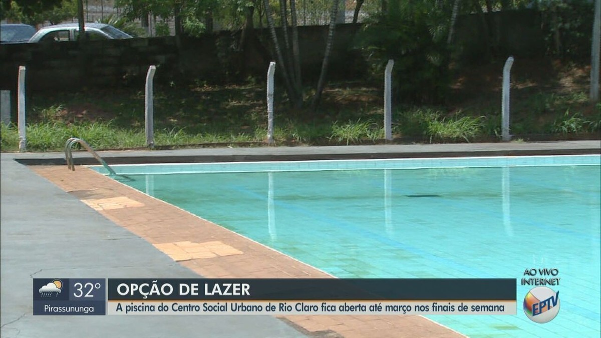 Rio Claro inaugura piscina pública