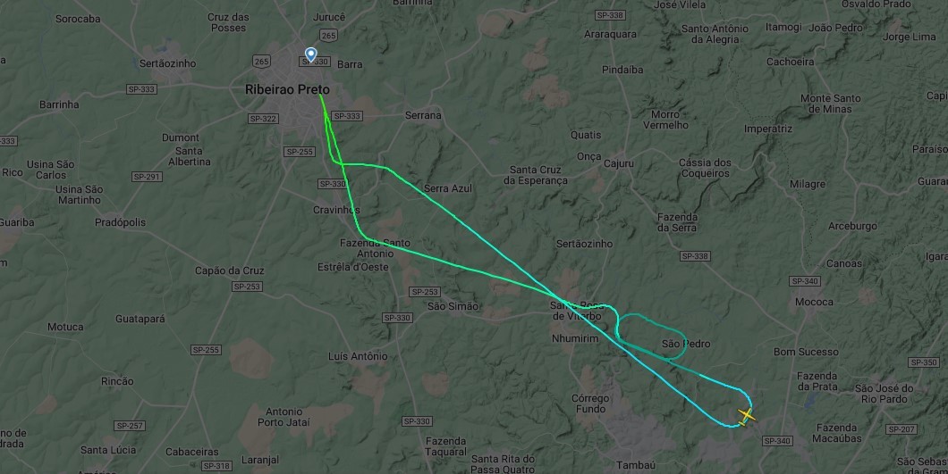 Avião da Voepass com 47 pessoas retorna a aeroporto em Ribeirão Preto após problema técnico