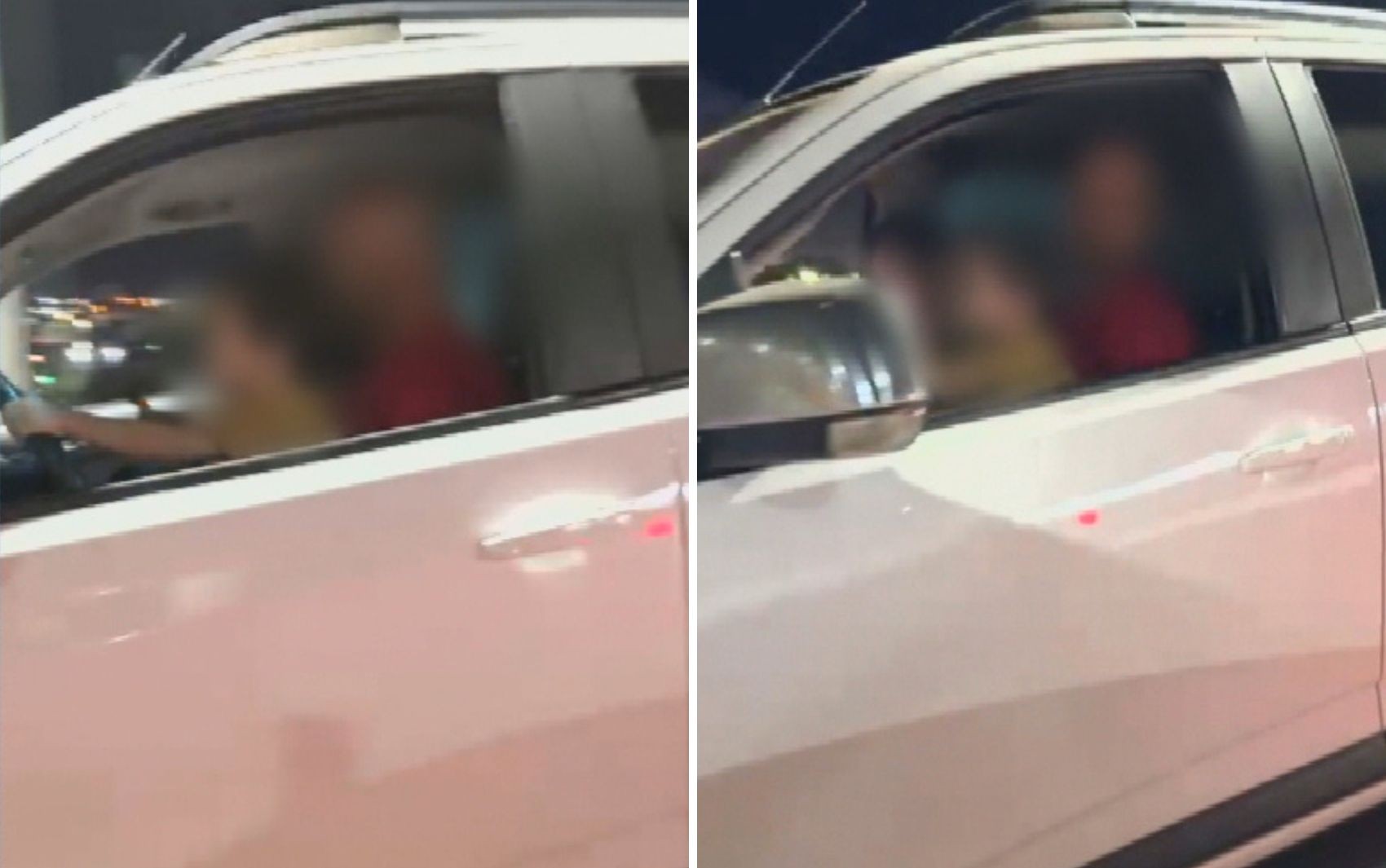 Criança é filmada na 'direção' de caminhonete, no colo de motorista e sem cinto de segurança; vídeo