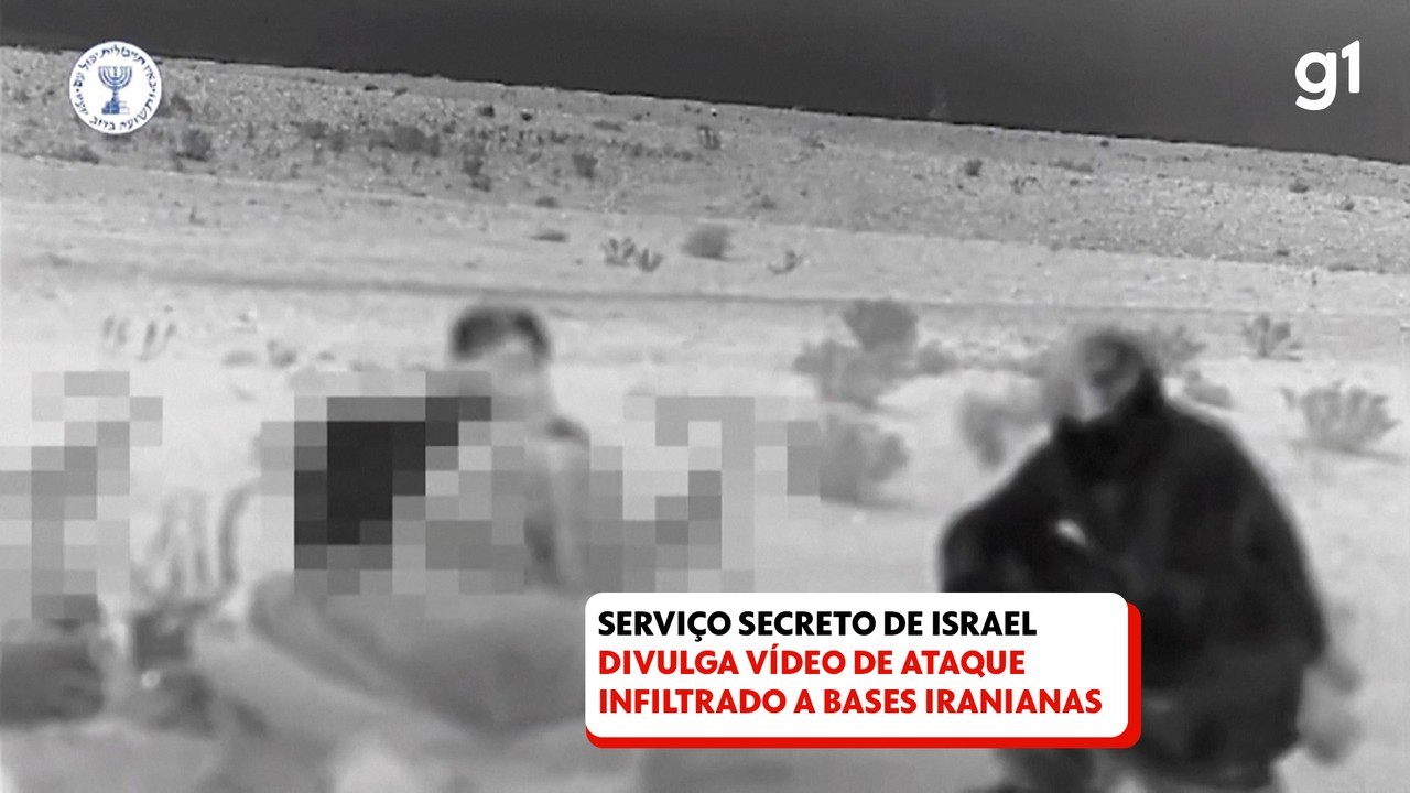 Israel faz ataque infiltrado de drones no Irã; serviço secreto divulga VÍDEO da operação