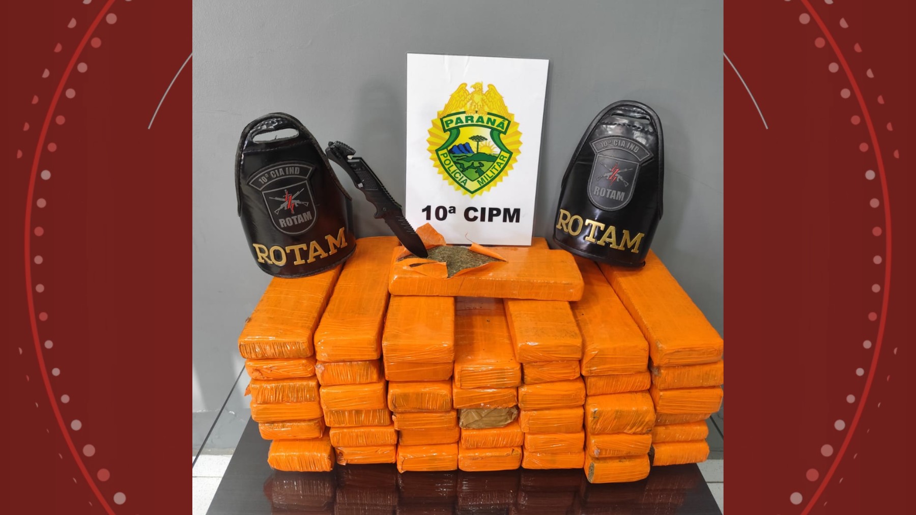 Mulher é pega com 30 kg de maconha no Paraná e tenta justificar tráfico porque tinha dívida de outra vez que perdeu drogas para apreensão