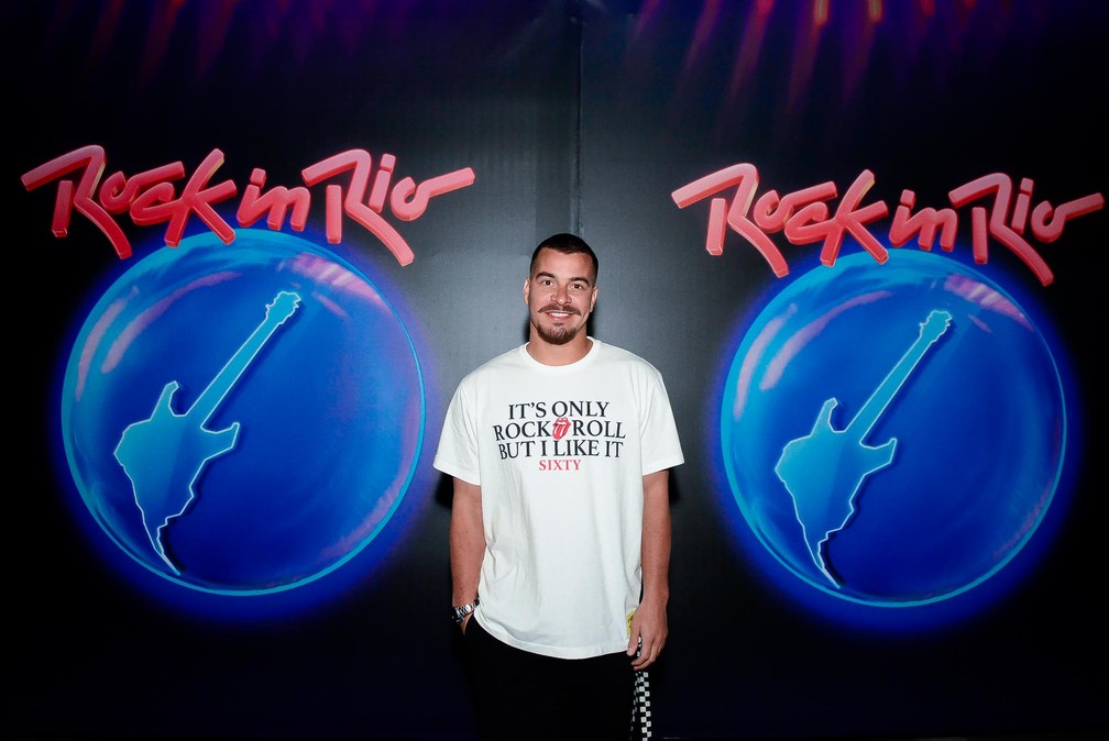 Thiago Martins no 1º dia do Rock in Rio 2022  — Foto: Webert Belicio/Agnews 