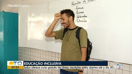 Estão abertas inscrições gratuitas para curso de libras; saiba como se inscrever