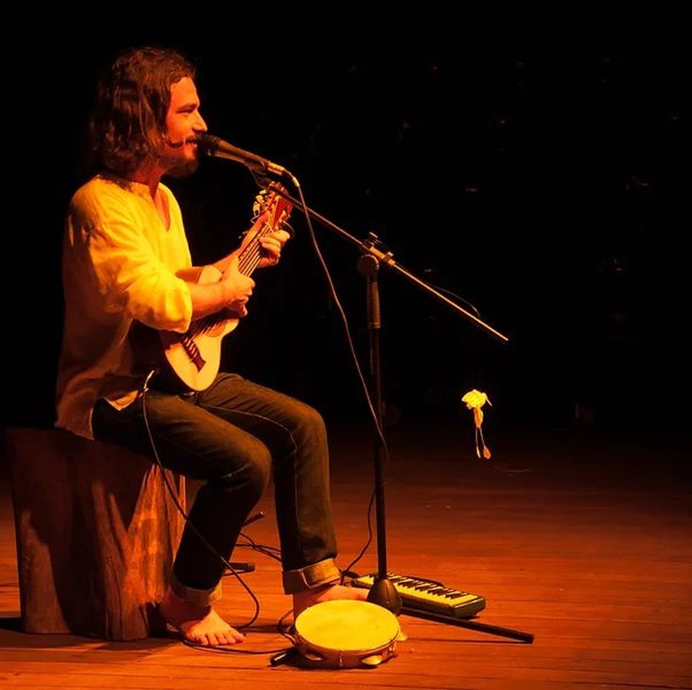 Rodolfo Minari é artista e foi selecionado para receber prêmio de música em São Paulo — Foto: Arquivo pessoal