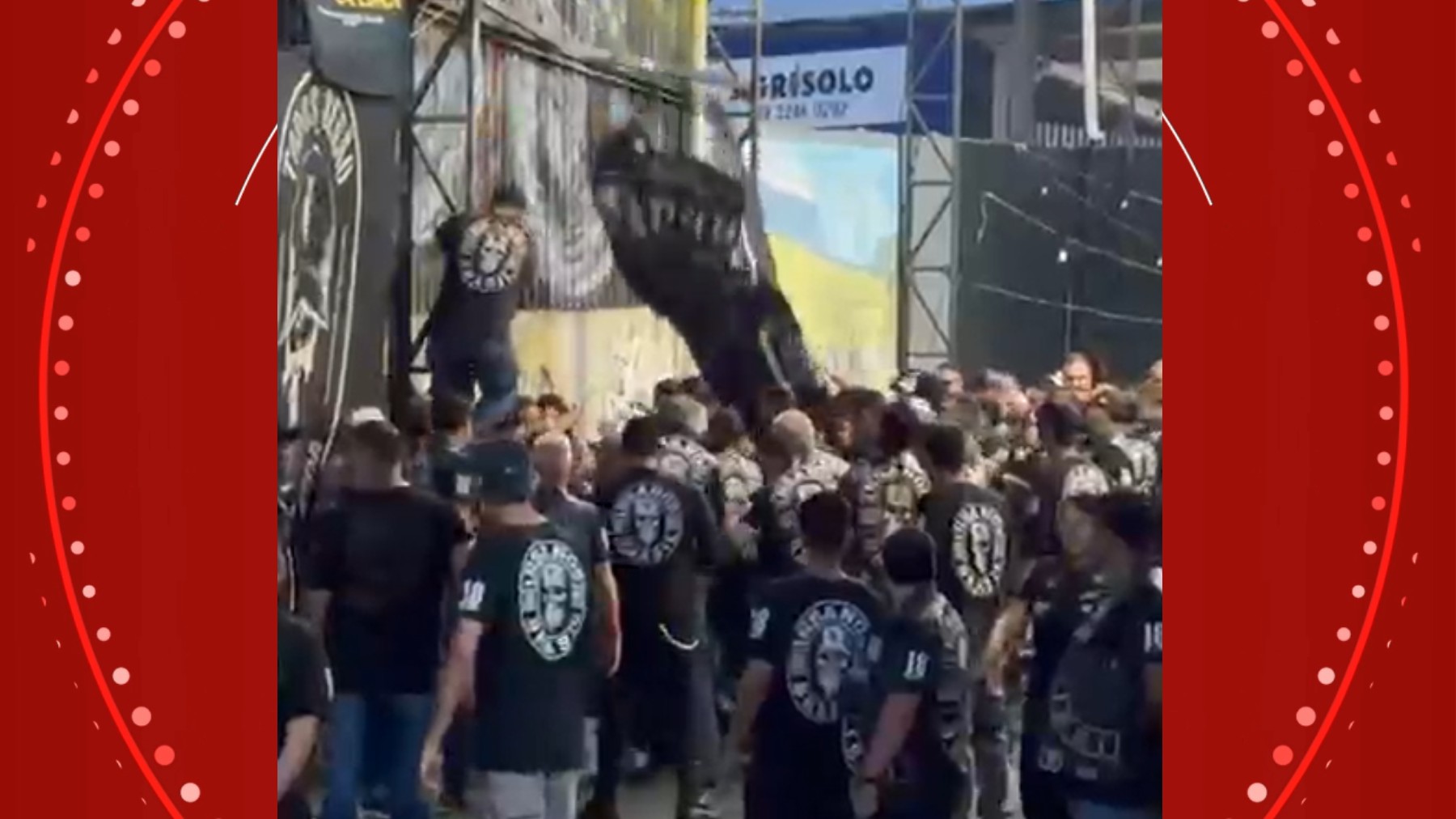 VÍDEO: briga generalizada entre integrantes de motoclubes deixa feridos no Paraná