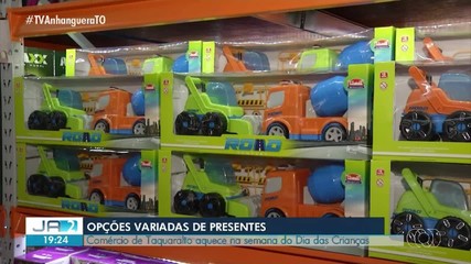 Comércio de Taquaralto aquece na semana do Dia das Crianças