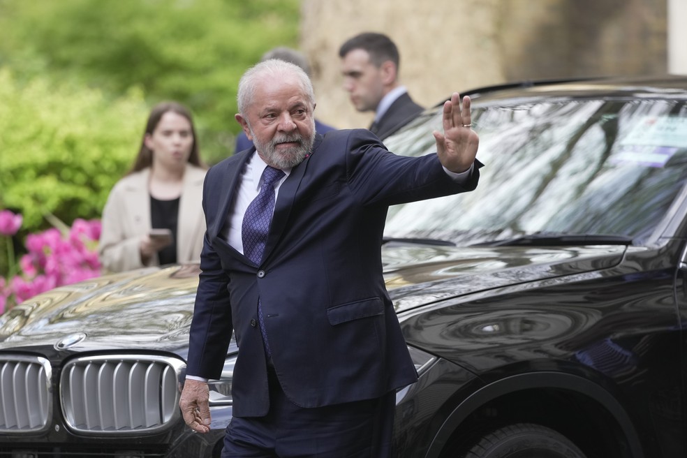 O presidente Lula, durante visita a Londres no começo do mês — Foto: AP Photo/Kin Cheung