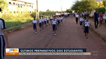 Mais de dois mil alunos vão participar de desfile no aniversário de Palmas