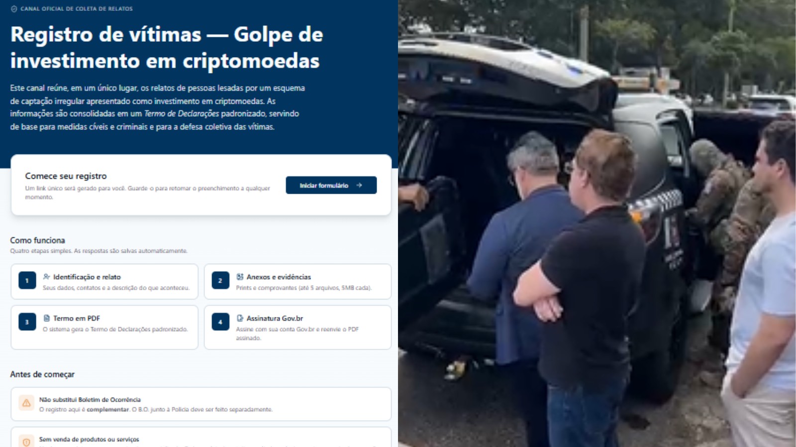Empresa de trader investigada por golpes: Vítimas do DF Group podem registrar perdas em formulário
