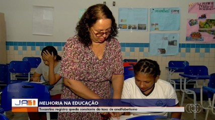 Tocantins registra queda na taxa de analfabetismo